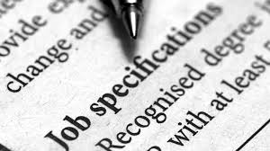  Job Specification -selecting employment 