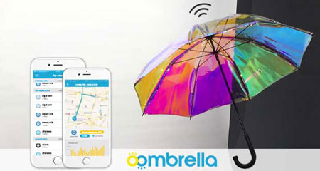  با چتر هوشمند دیگر آب و هوا شما را غافلگیر نمی‌کند. 