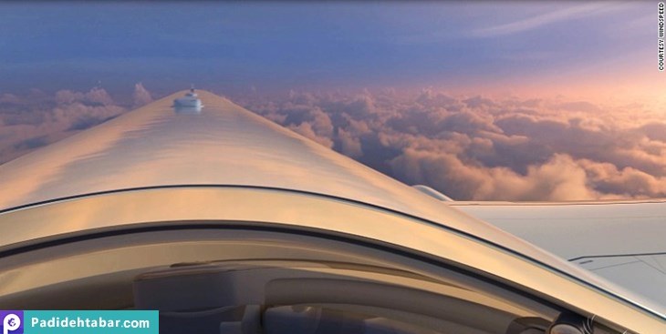 دید 360 درجه از آسمان در هواپیماهای آینده + تصاویر